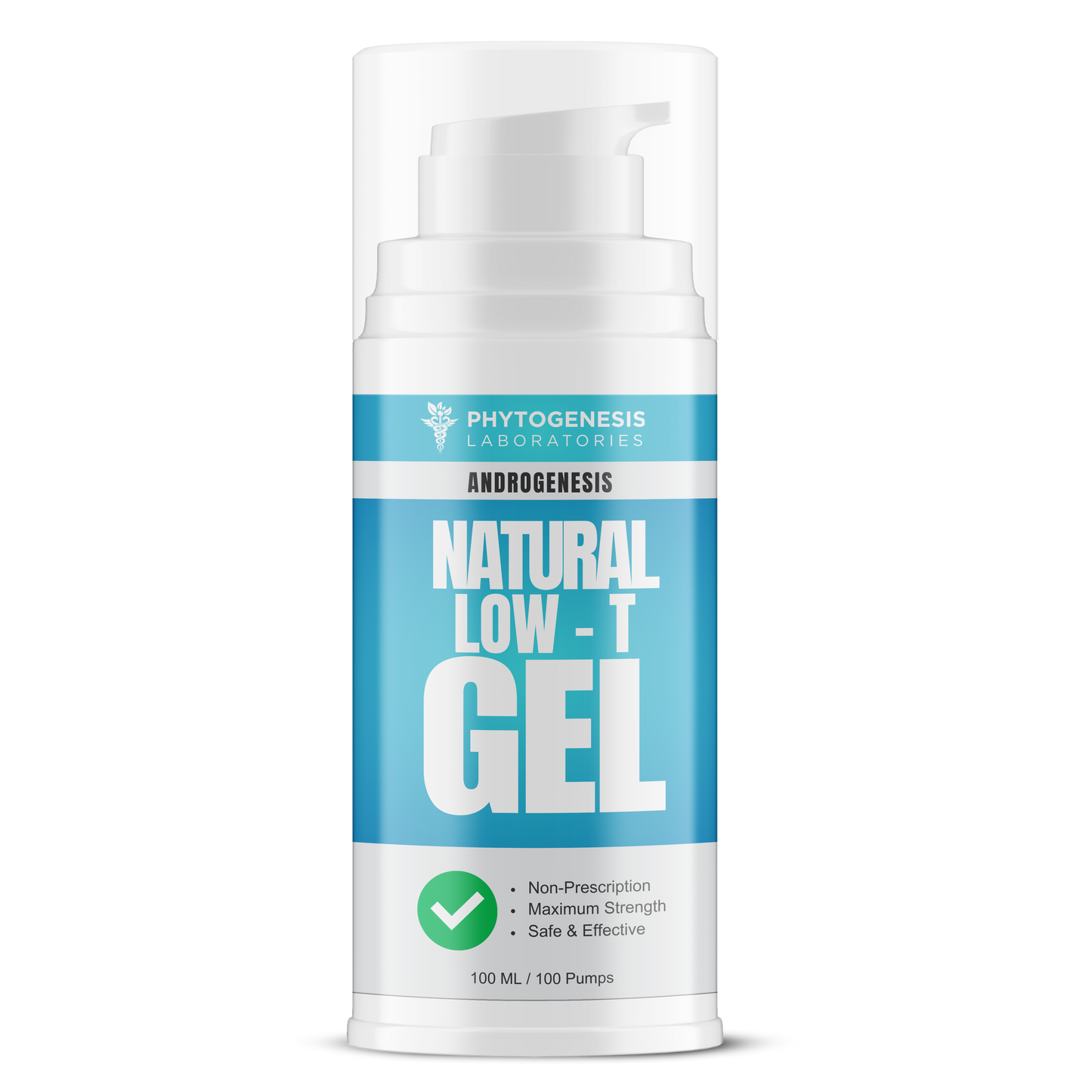 Androgenesis Natural Low-T Topical Gel 2 Month Supply