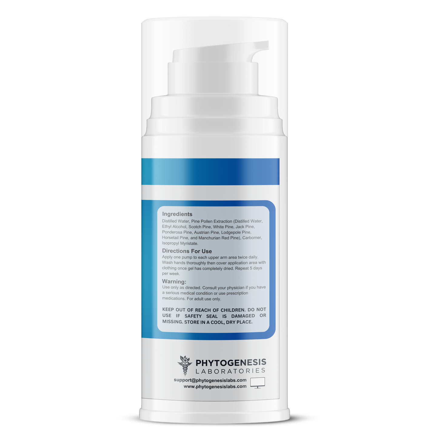 Androgenesis Natural Low-T Topical Gel 2 Month Supply