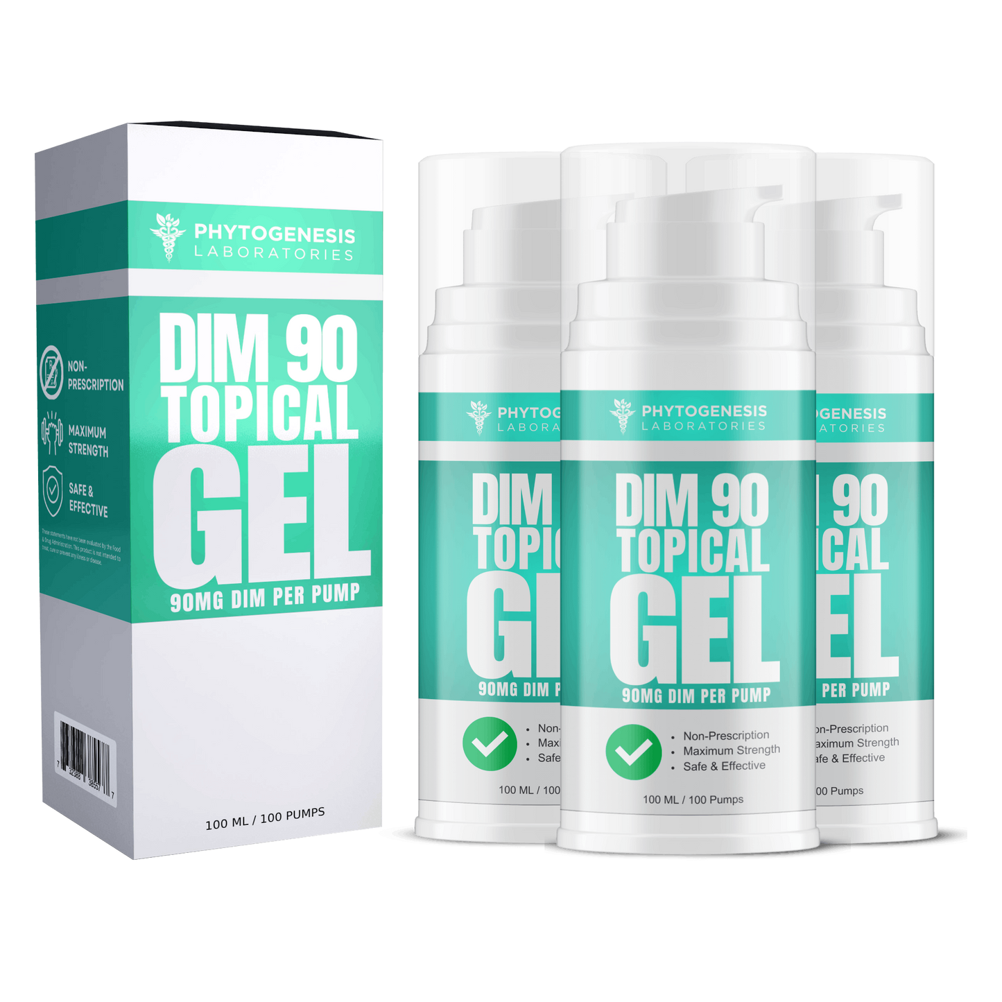 New DIM 90 Topical Gel 3 Month Supply