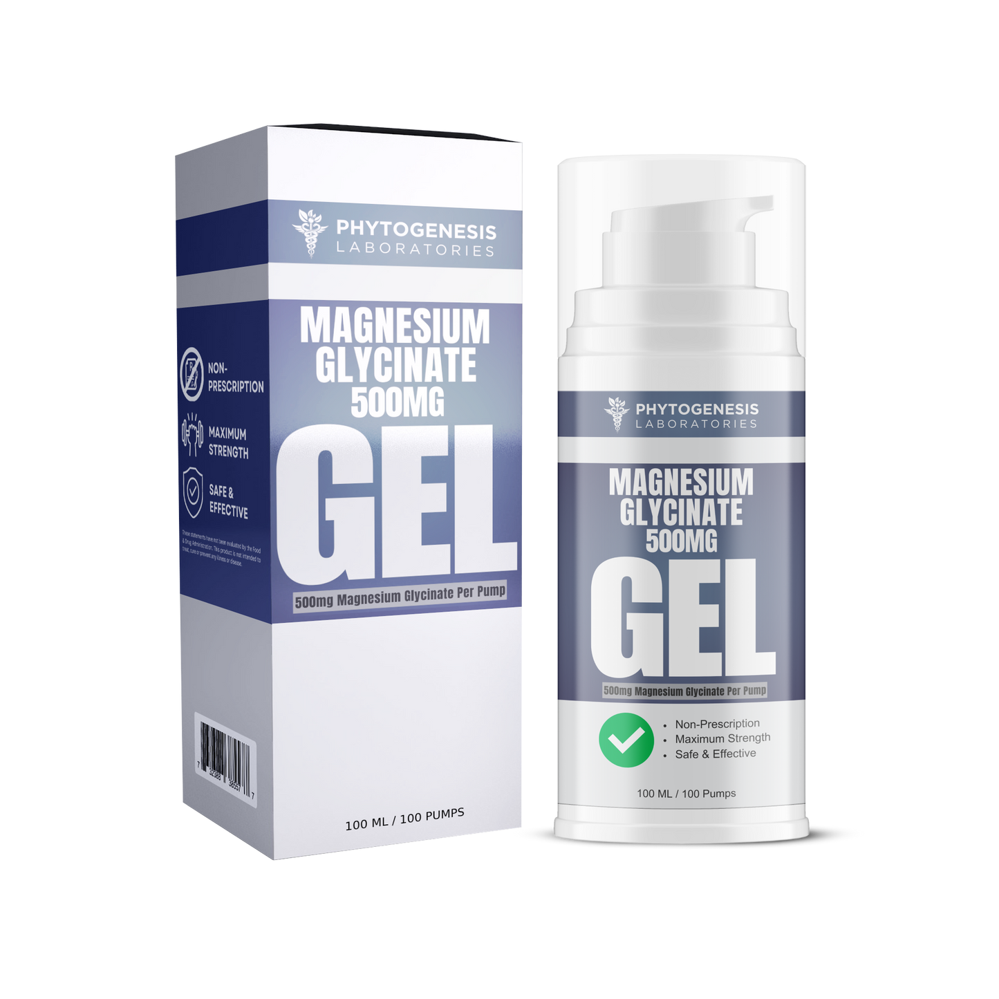 Magnesium Glycinate 500 Topical Gel