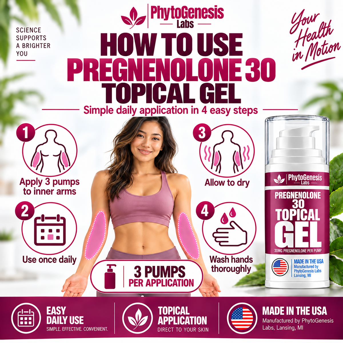 Pregnenolone 30 Topical Gel