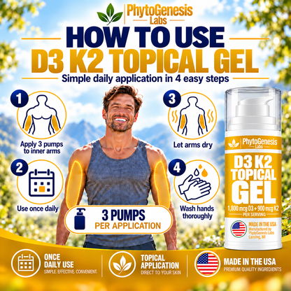 D3 K2 Topical Gel