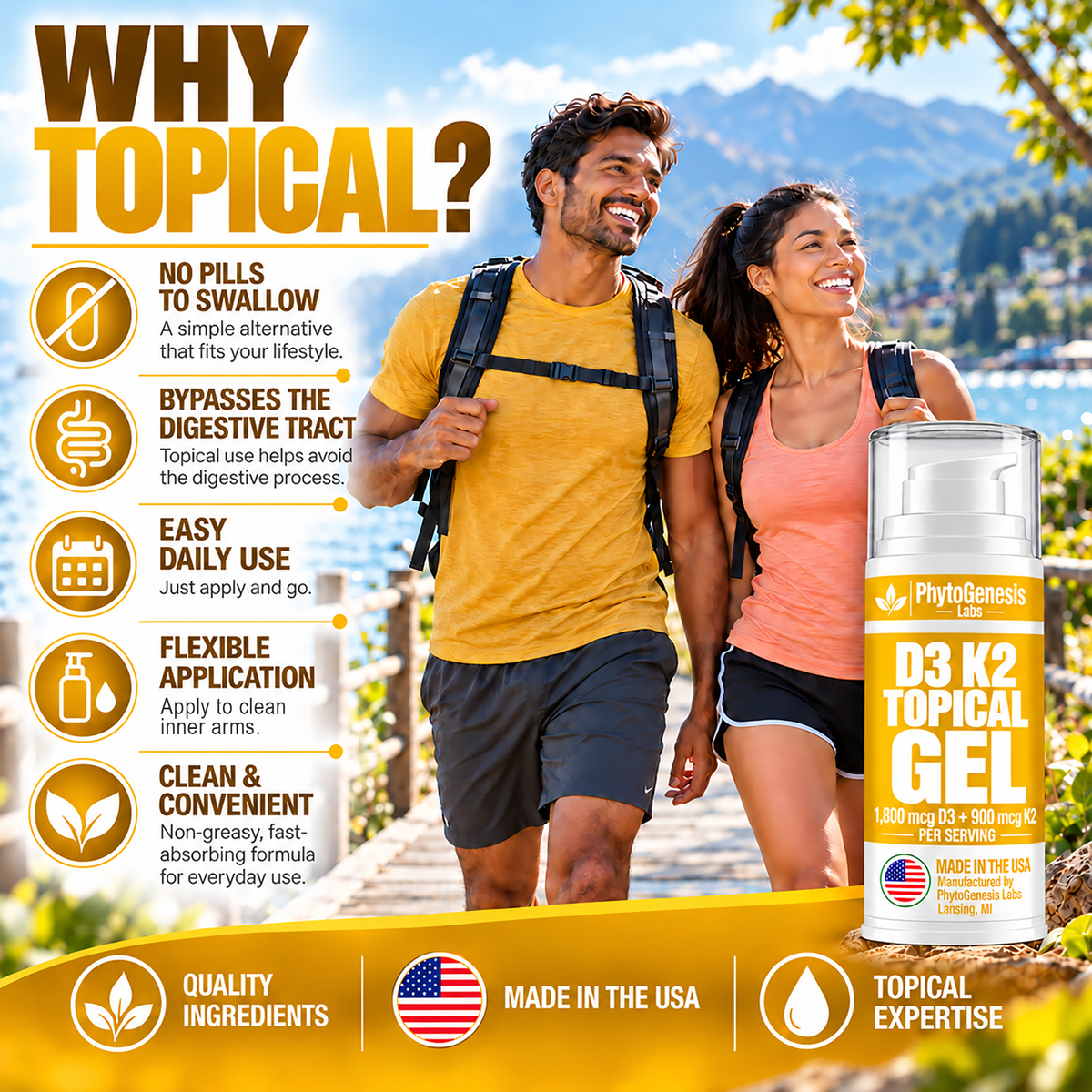 D3 K2 Topical Gel
