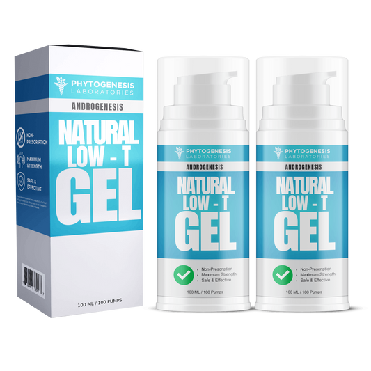 Androgenesis Natural Low-T Topical Gel 2 Month Supply