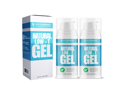 Androgenesis Natural Men’s Vitality Topical Gel 2 Month Supply