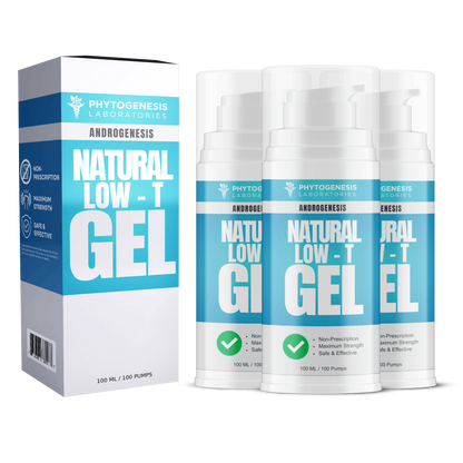 Androgenesis Natural Low-T Topical Gel 3 Month Supply