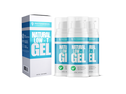 Androgenesis Natural Men’s Vitality Topical Gel 3 Month Supply