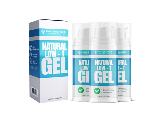 Androgenesis Natural Men’s Vitality Topical Gel 3 Month Supply