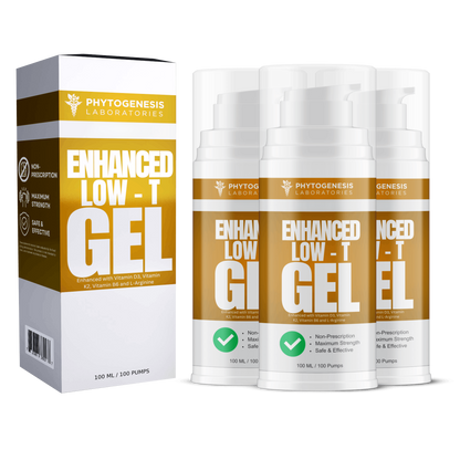 Androgenesis Natural Wellness Gel Enhanced Formula 3 Month Supply