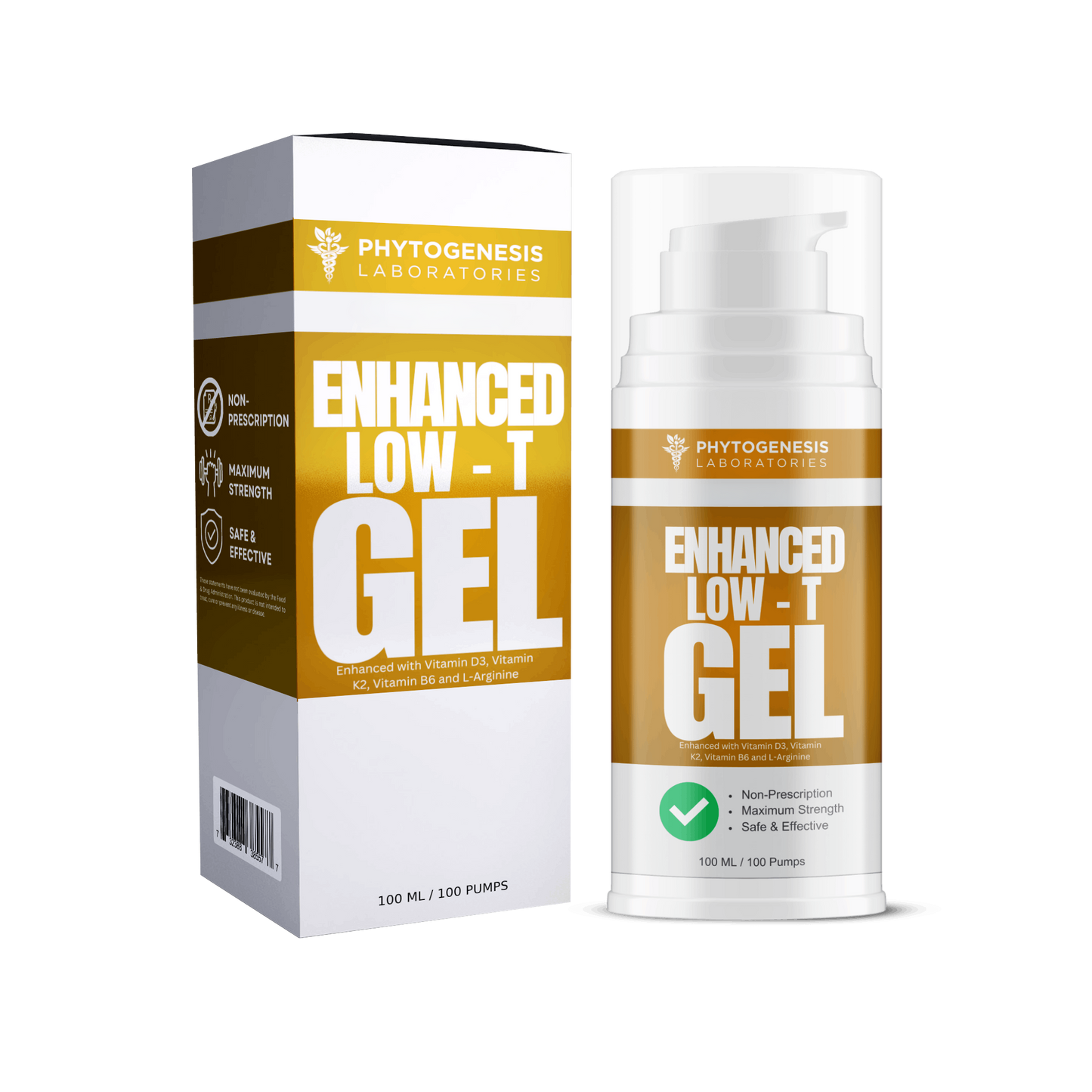 Androgenesis Natural Wellness Gel Enhanced Formula