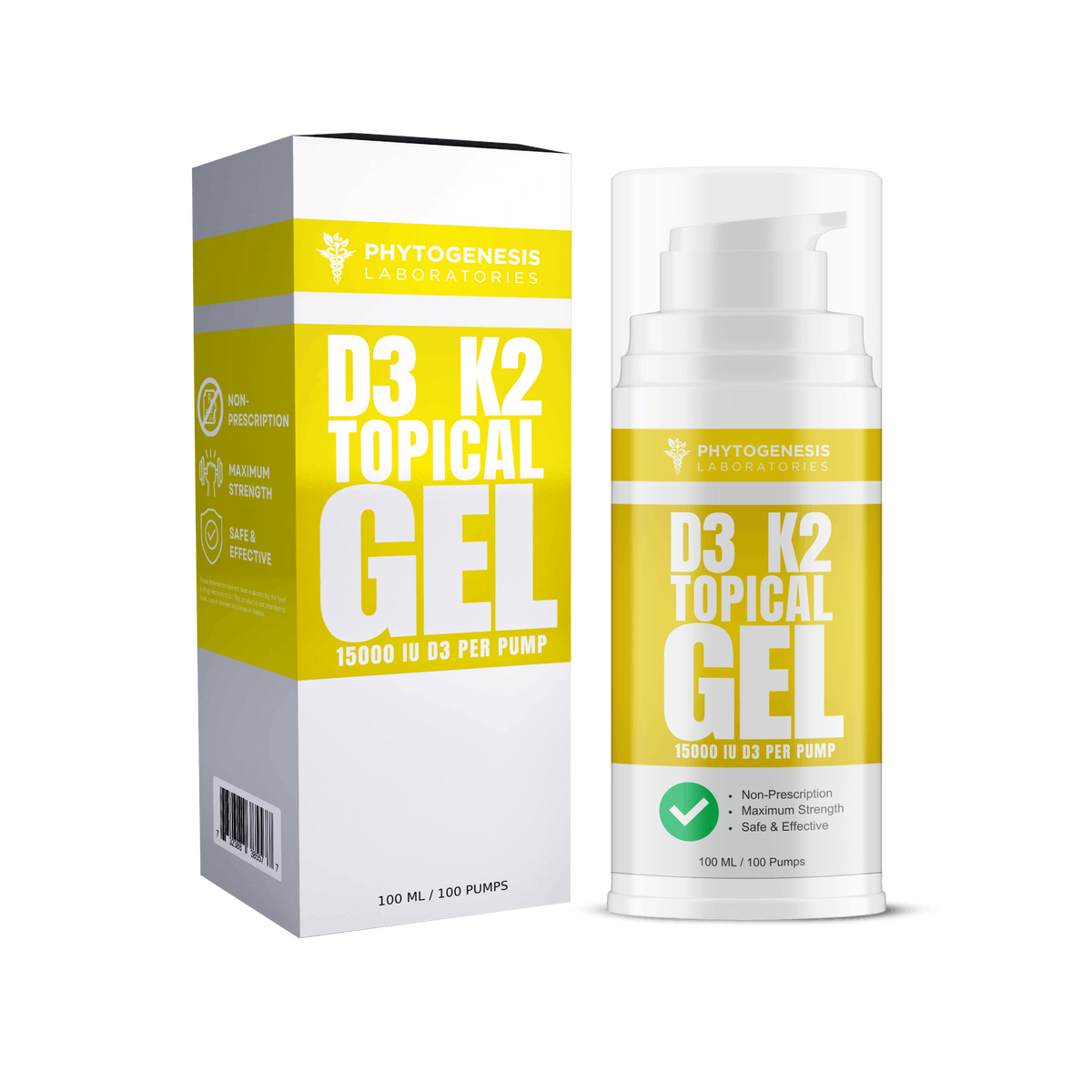 D3 K2 Topical Gel – Phyto Genesis Laboratories, LLC