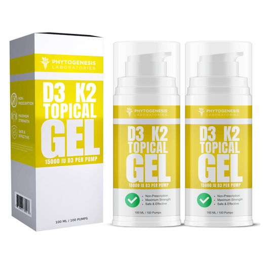 D3 K2 Topical Gel 2 Month Supply