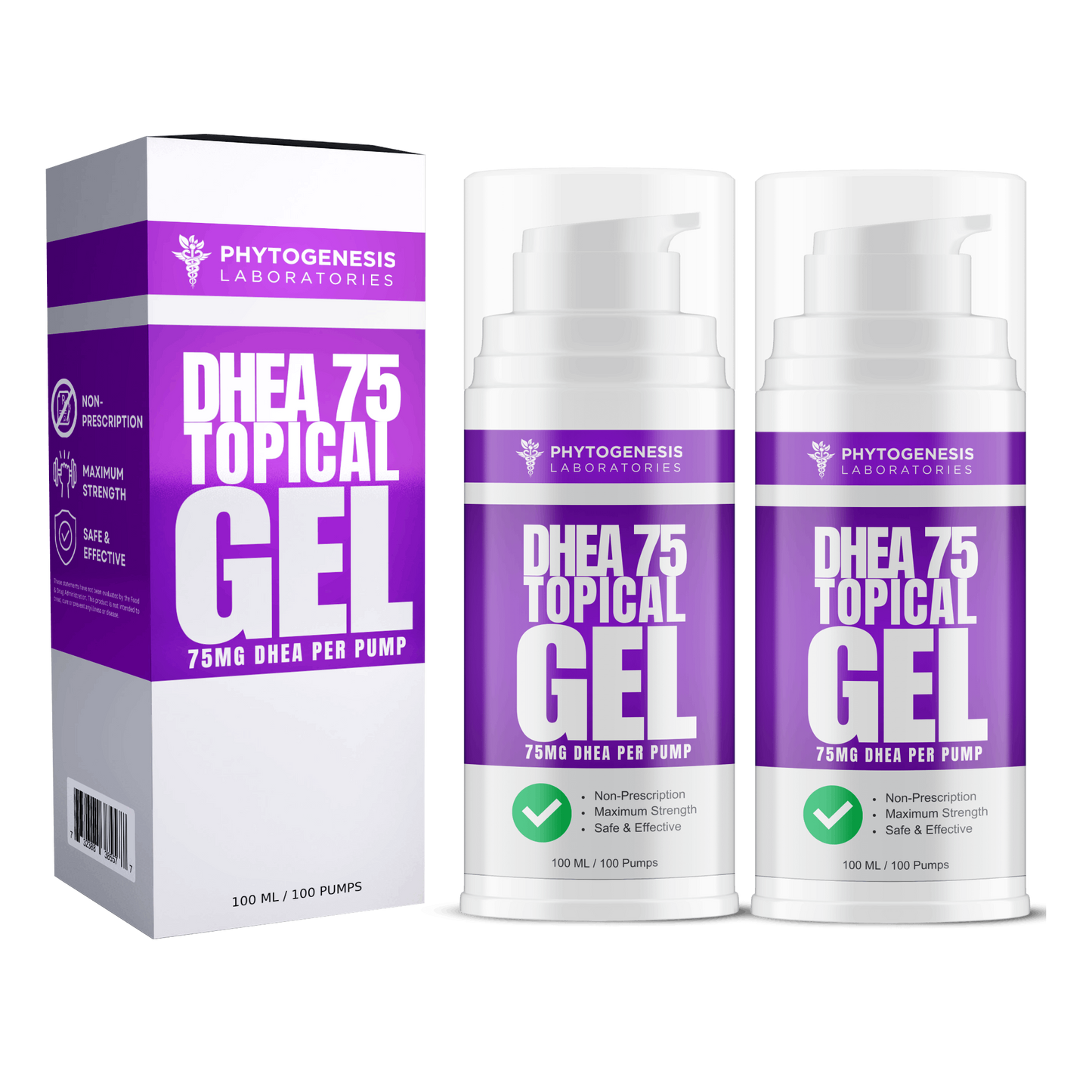 New DHEA 75 Topical Gel 2 Month Supply