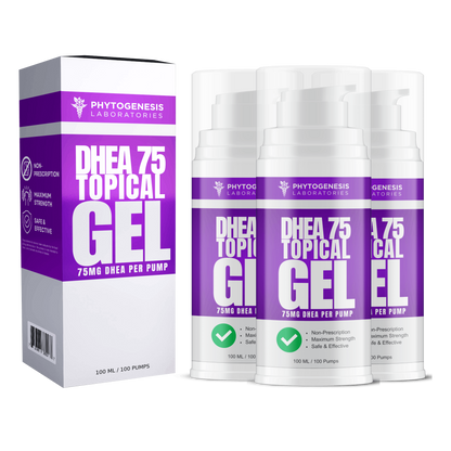 DHEA 75 Topical Gel 3 Month Supply