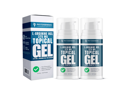 L-Arginine HCL Topical Gel 2 Month Supply
