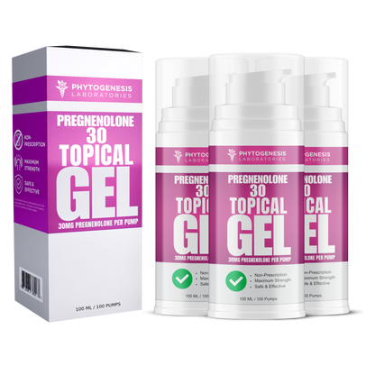 Pregnenolone 30 Topical Gel 3 Month Supply