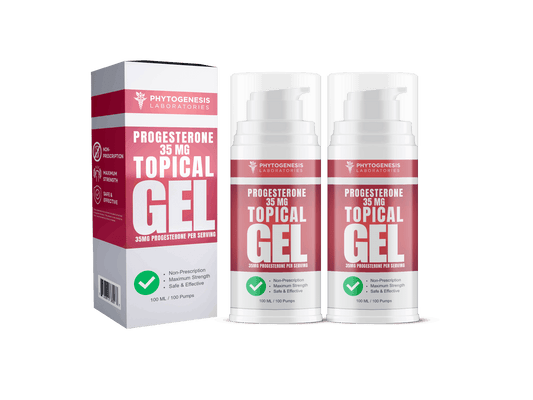 Progesterone 35 Topical Gel 2 Month Supply