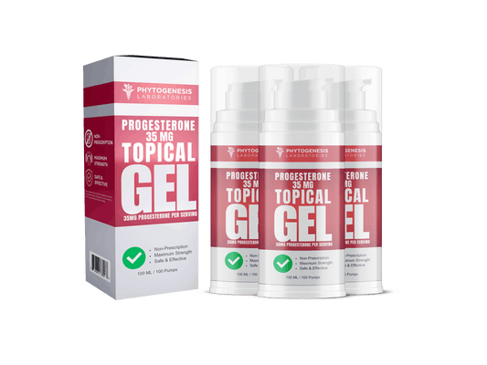 Progesterone 35 Topical Gel 3 Month Supply