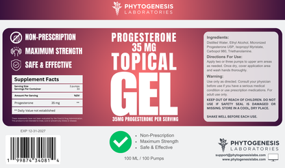 Progesterone 35 Topical Gel