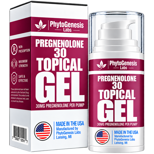 Pregnenolone 30 Topical Gel