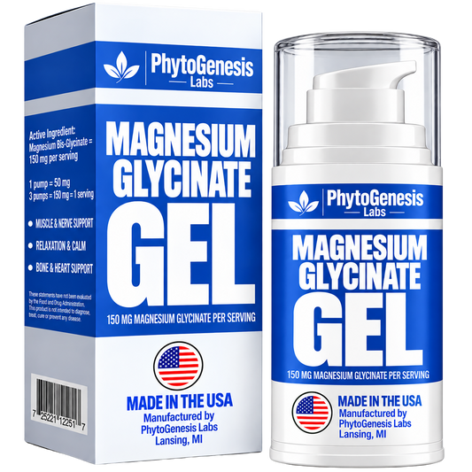 Magnesium Glycinate 150 mg Topical Gel